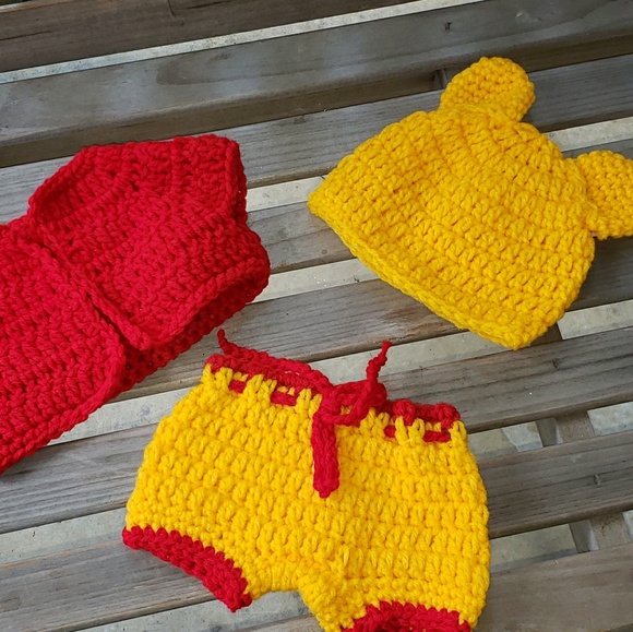 💛Handmade❤ Pooh bear photo prop - Picture 3 of 5